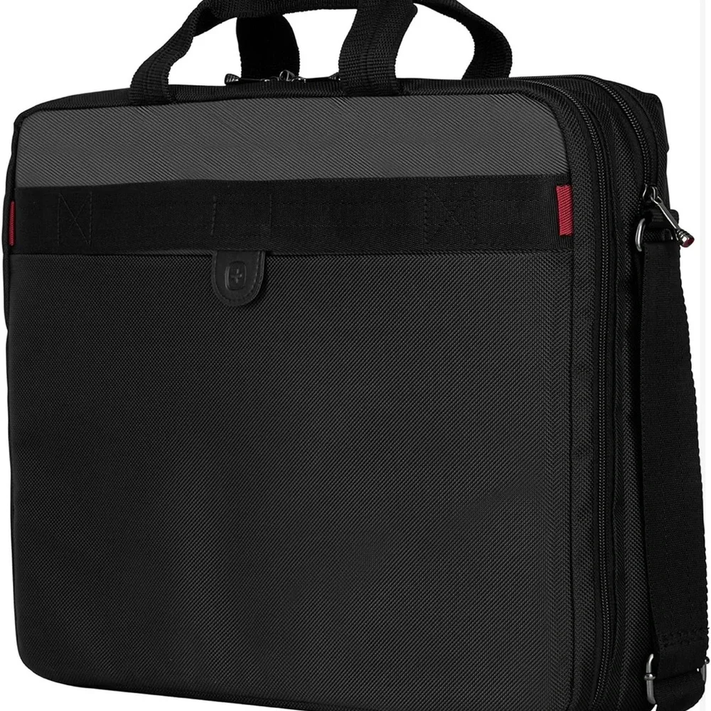 Wenger SwissGear Laptop Briefcase Bag – Black & Grey